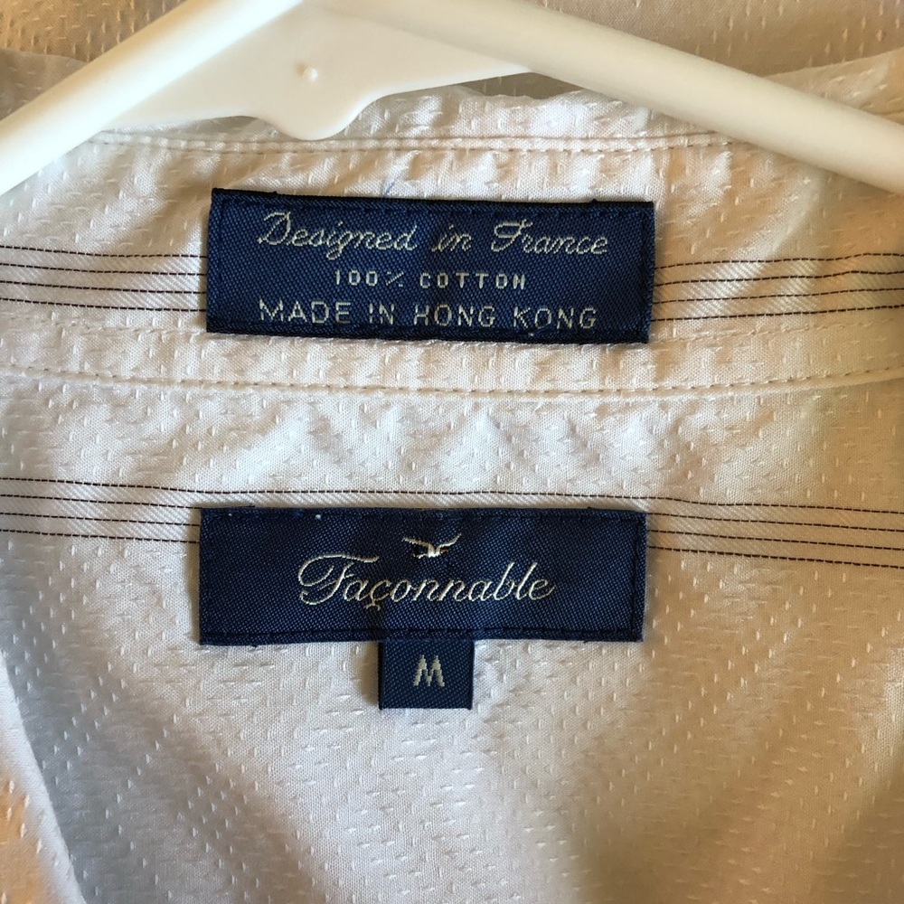 Faconnable Women's Button Down Collared Dress Shi… - image 4